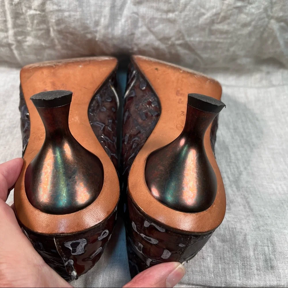 Cydwoq vintage patent leather heels 36 US6 - Picture 5 of 6